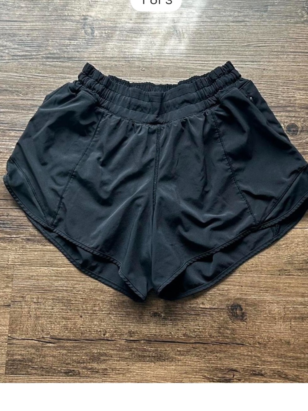 lululemon athletica Black Women's Athletic Running Shorts